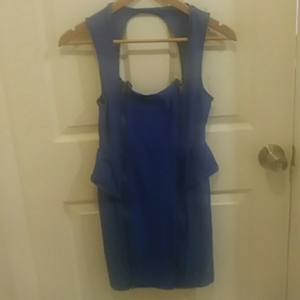 Nasty Gal Size M Blue Mini Dress